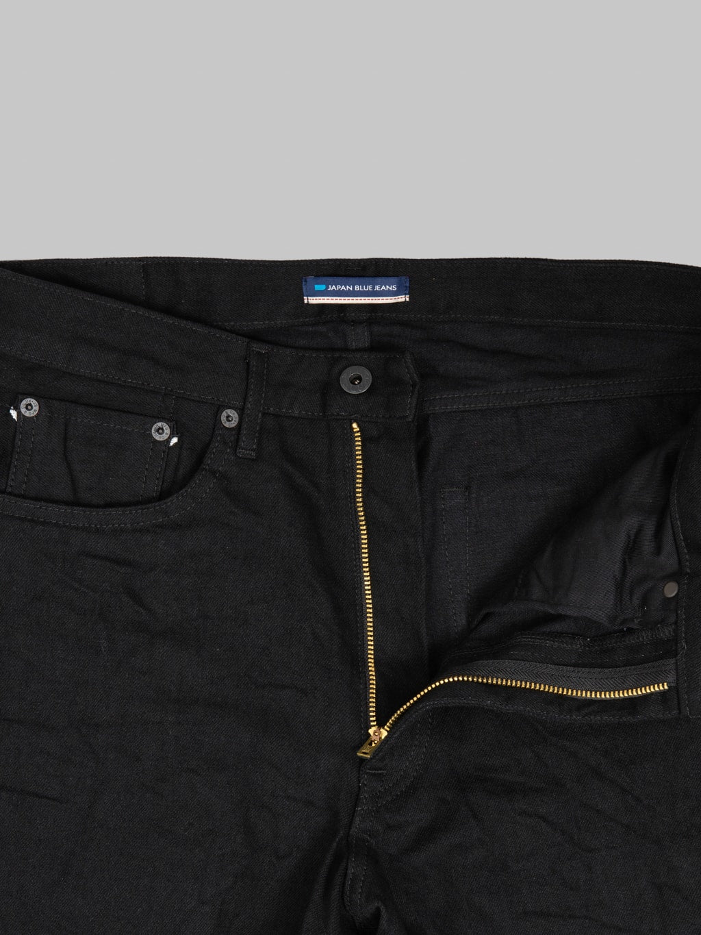 Japan Blue J514 14oz US Cotton Circle Loose Straight Black Jeans