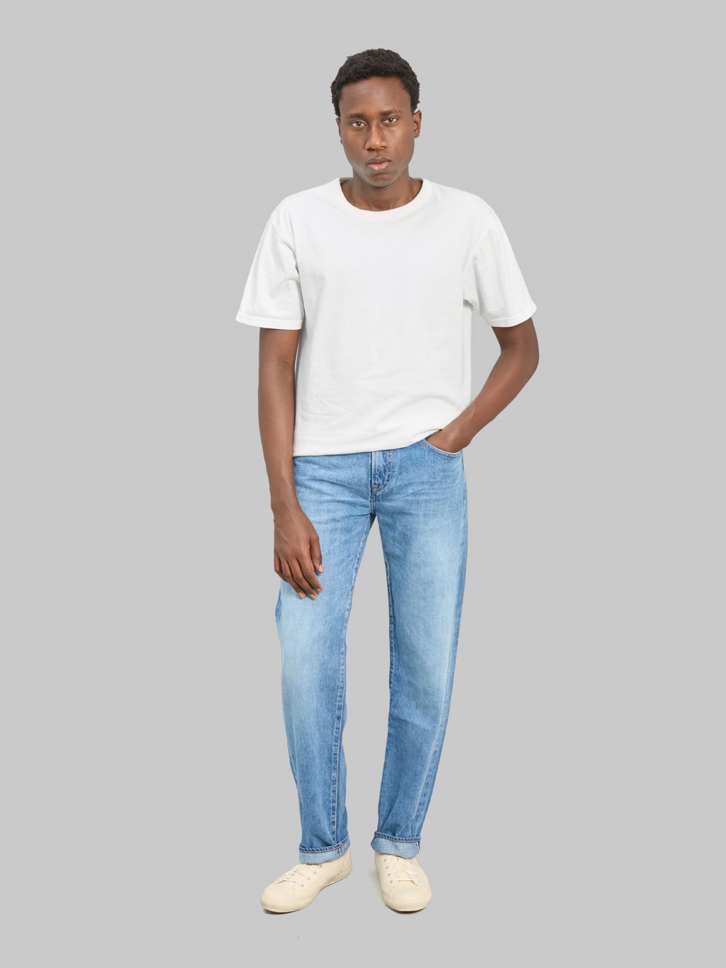 Japan Blue JMJA1100 12oz Straight Jeans Medium Indigo