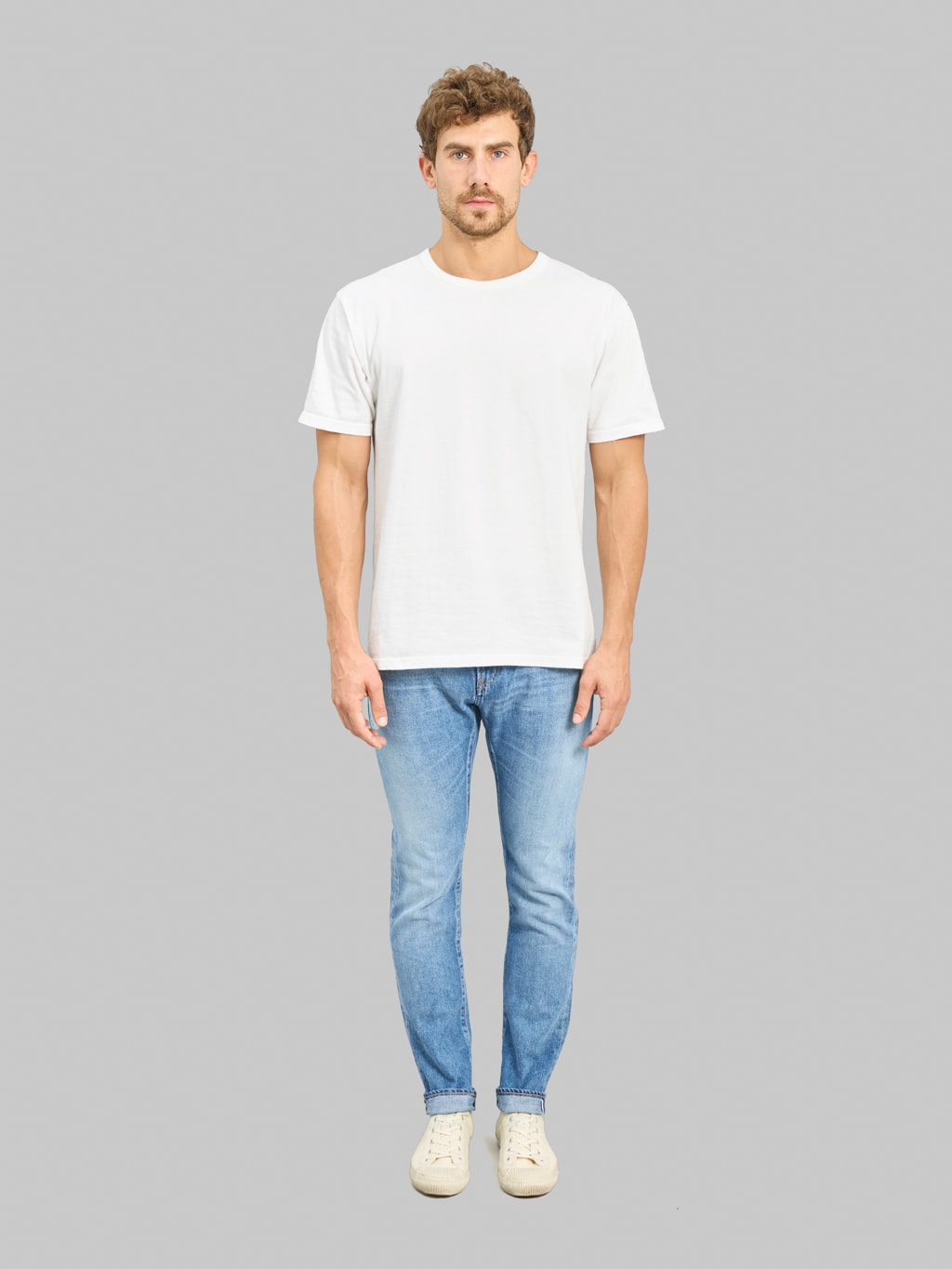 Japan Blue JMJA1200 12oz Slim Straight Jeans Medium Indigo