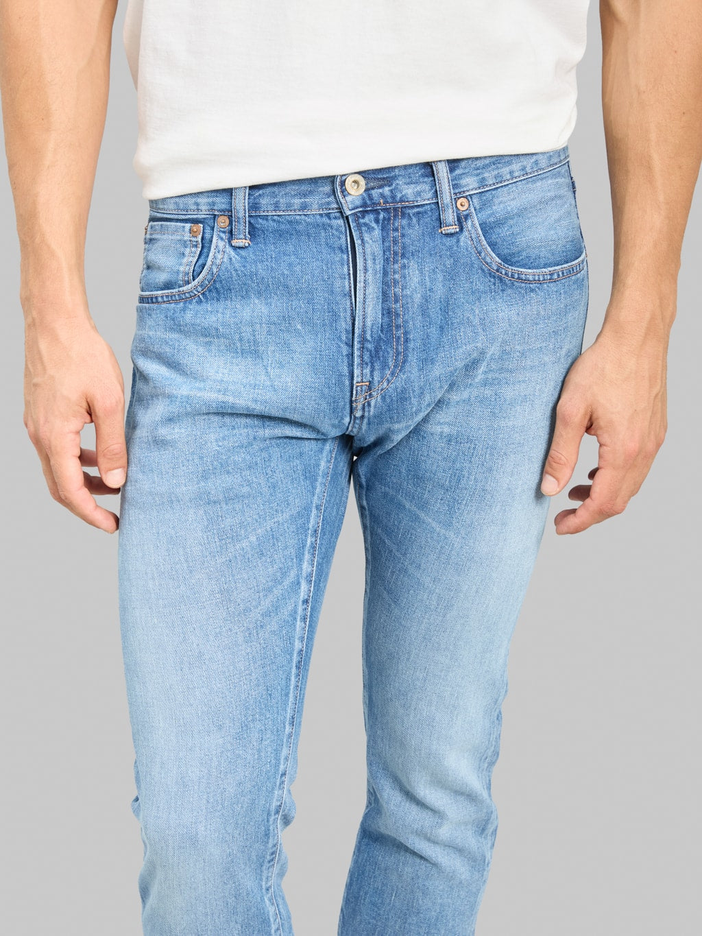 Japan Blue JMJA1200 12oz Slim Straight Jeans Medium Indigo