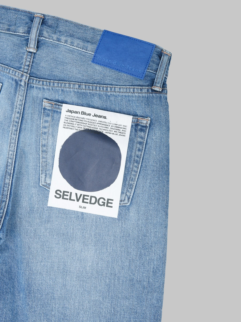 Japan Blue JMJA1200 12oz Slim Straight Jeans Medium Indigo