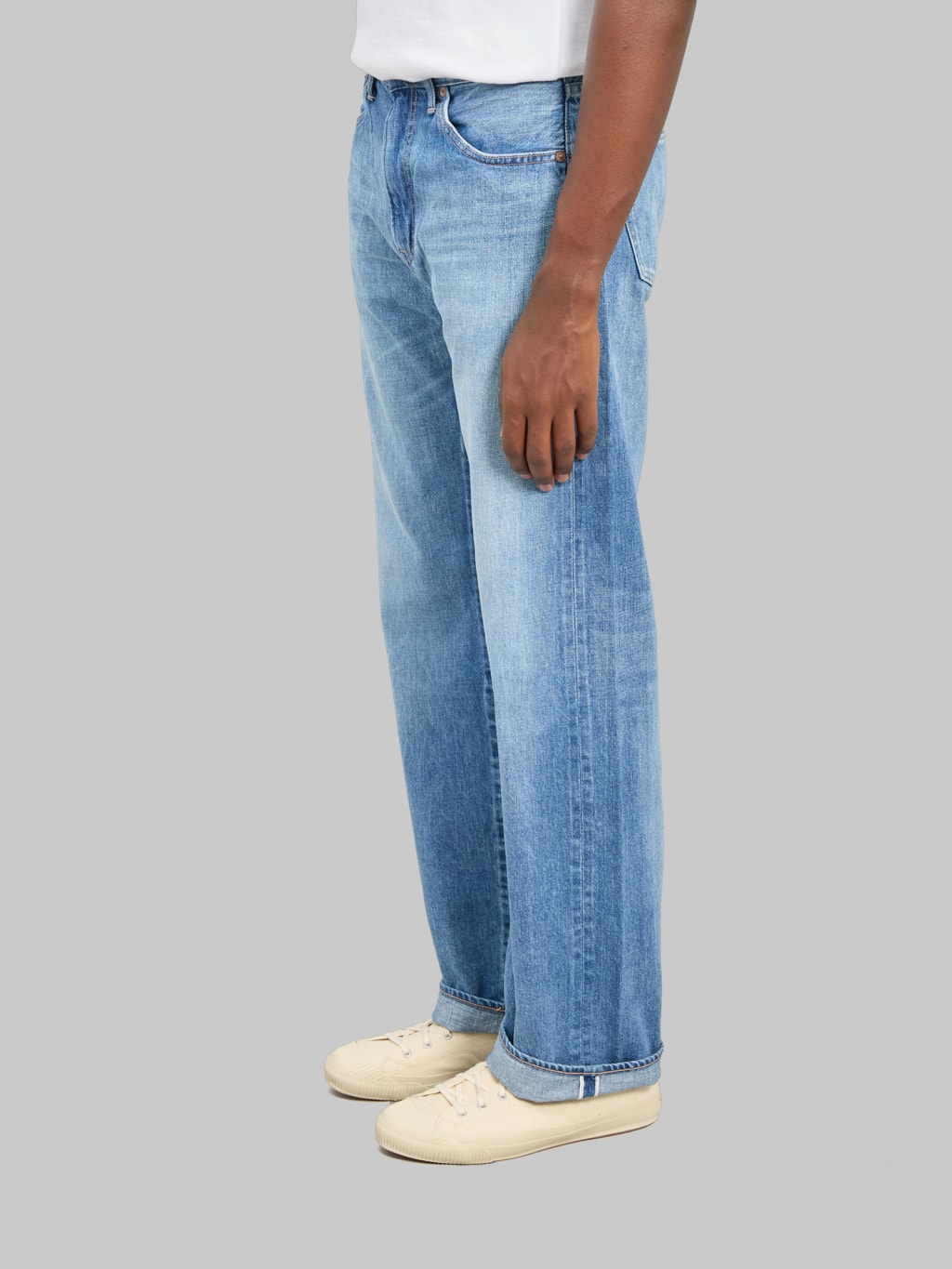 Japan Blue JMJA1300 12oz Wide Straight Jeans Medium Indigo
