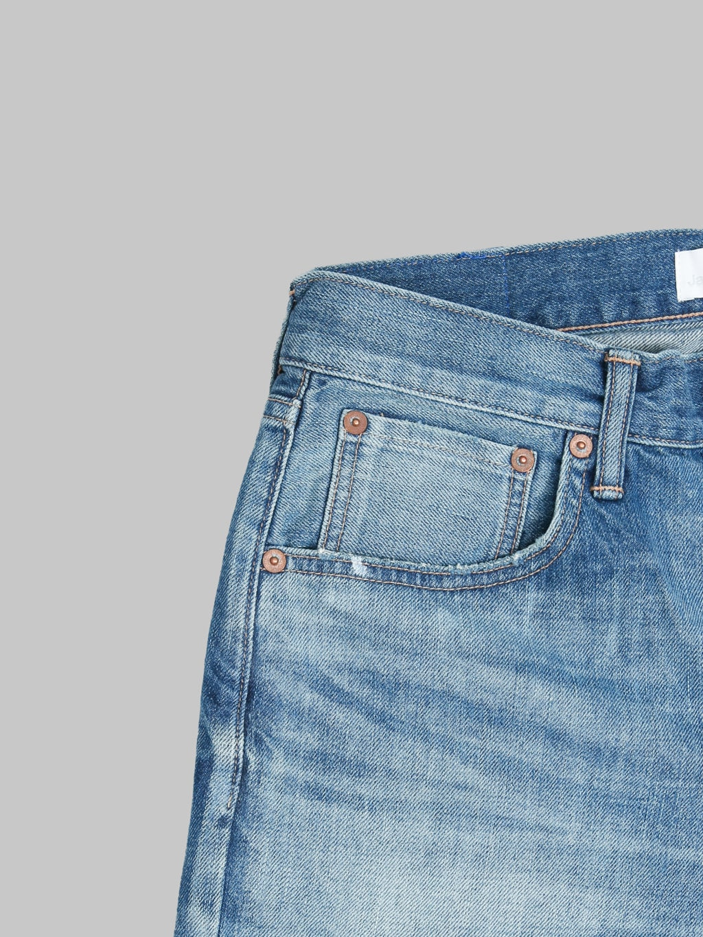 Japan Blue JMJA2100 12oz Vintage Straight Jeans Medium Indigo