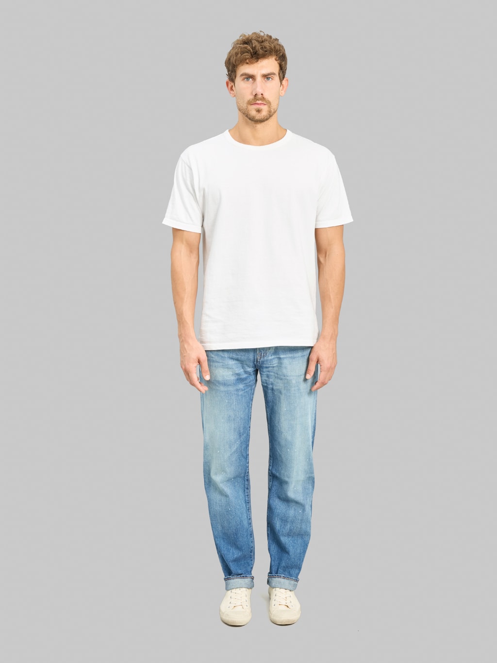 Japan Blue JMJA2100 12oz Vintage Straight Jeans Medium Indigo