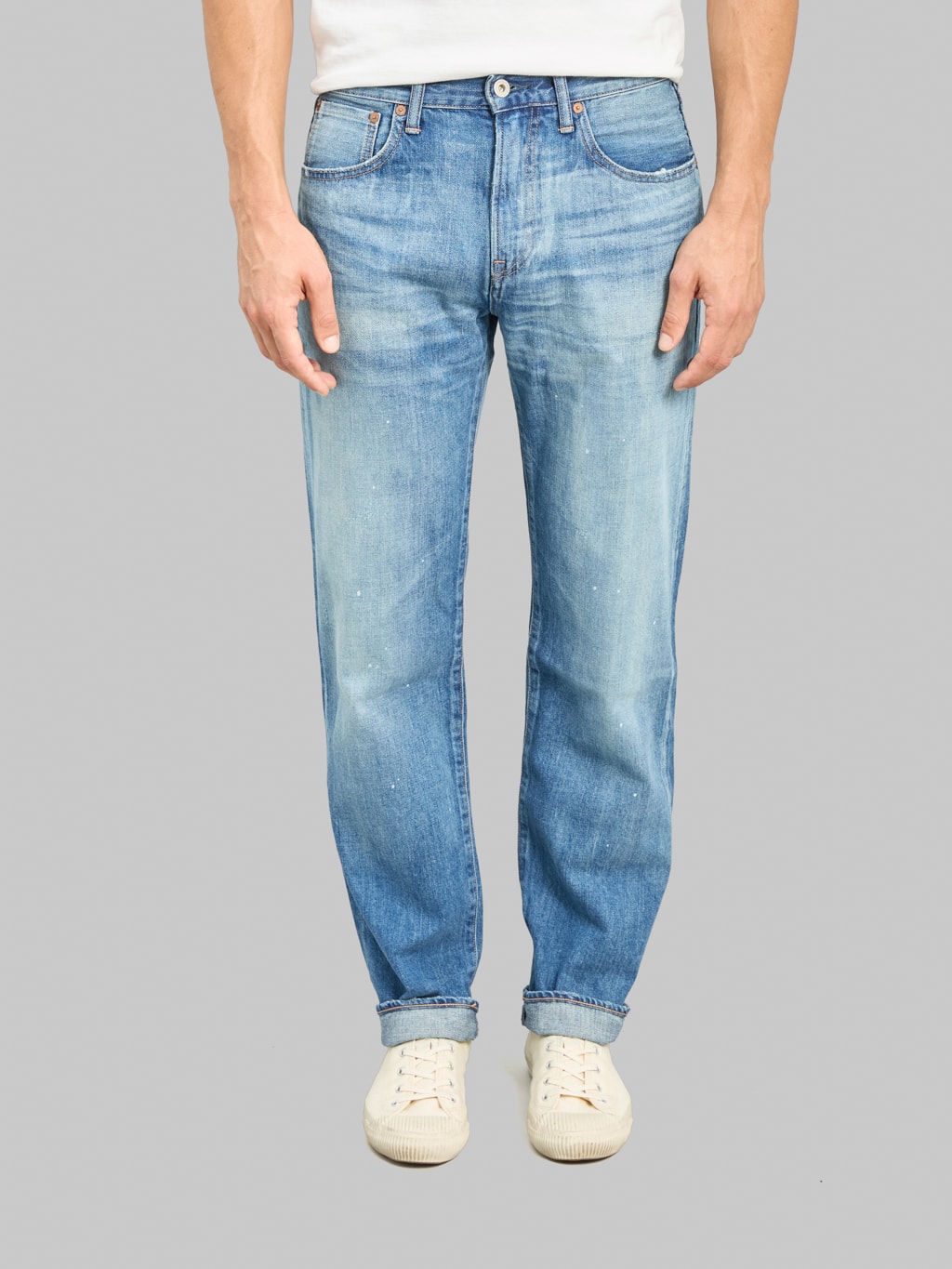 Japan Blue JMJA2100 12oz Vintage Straight Jeans Medium Indigo