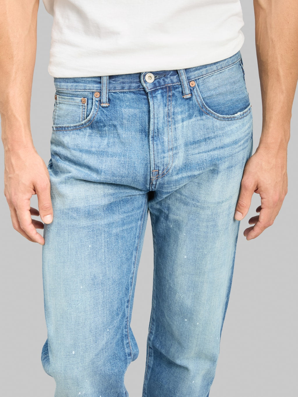 Japan Blue JMJA2100 12oz Vintage Straight Jeans Medium Indigo