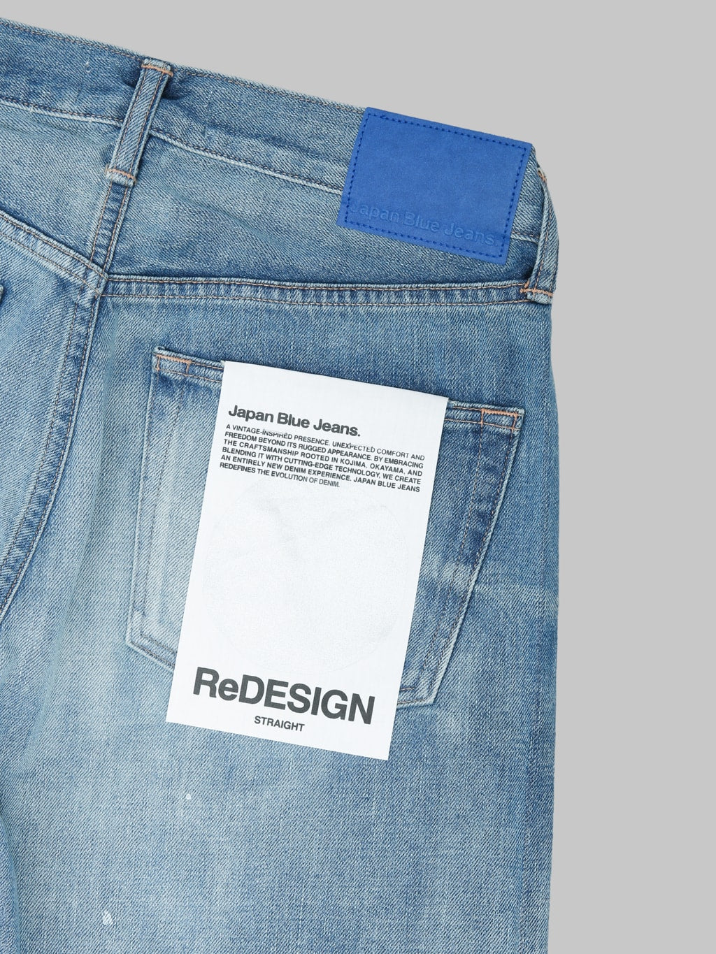 Japan Blue JMJA2100 12oz Vintage Straight Jeans Medium Indigo