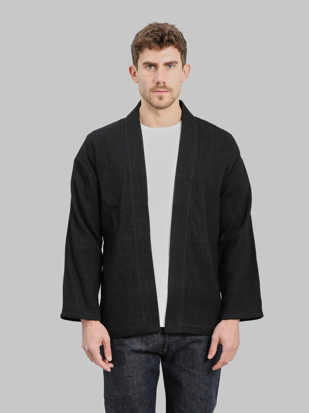 Japan Blue Sashiko Haori Black