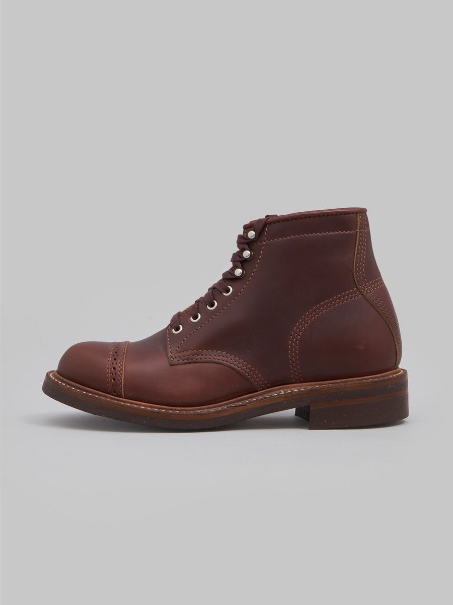 John Lofgren Combat Boots Timber Brown Chromexcel Leather