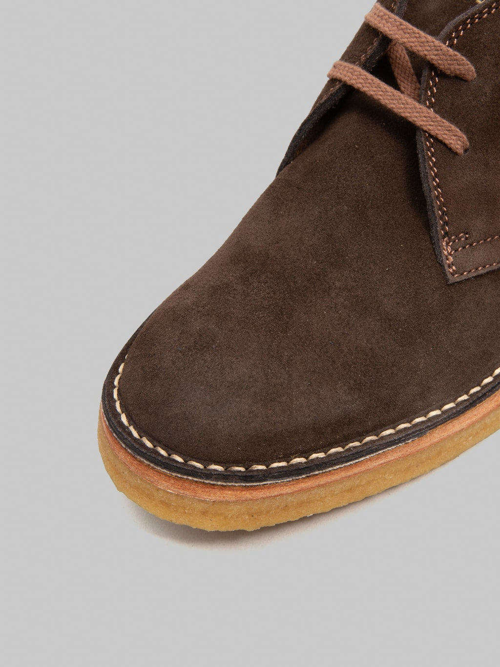 John Lofgren Military Desert Boots Japanese Suede Boots Dark Brown