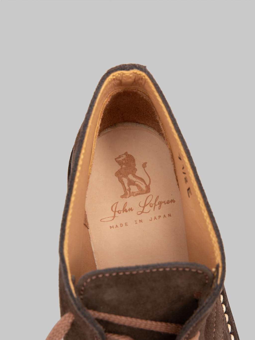 John Lofgren Military Desert Boots Japanese Suede Boots Dark Brown