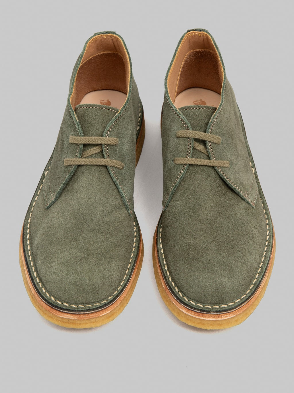 John Lofgren Military Desert Boots Japanese Suede Boots Olive