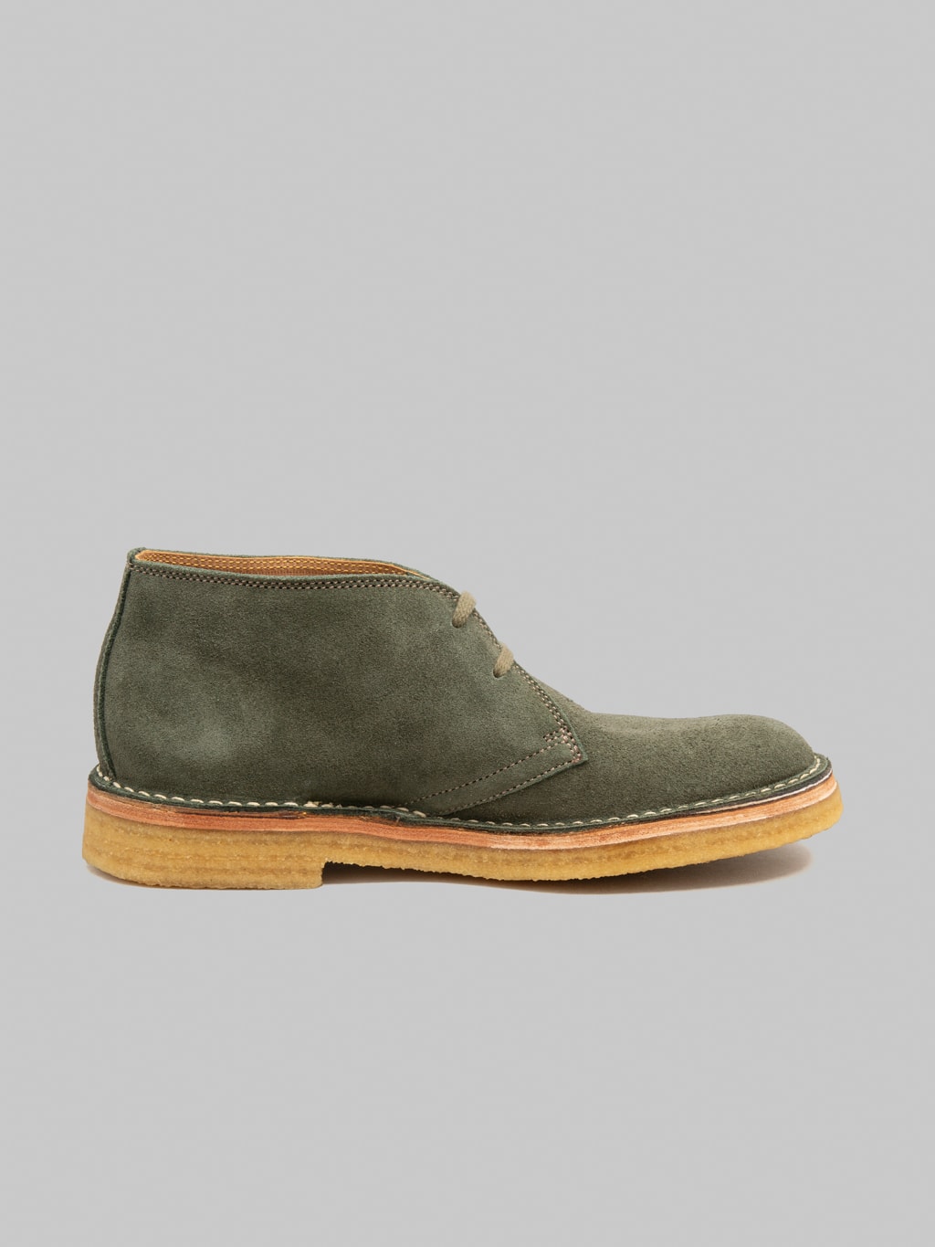 John Lofgren Military Desert Boots Japanese Suede Boots Olive