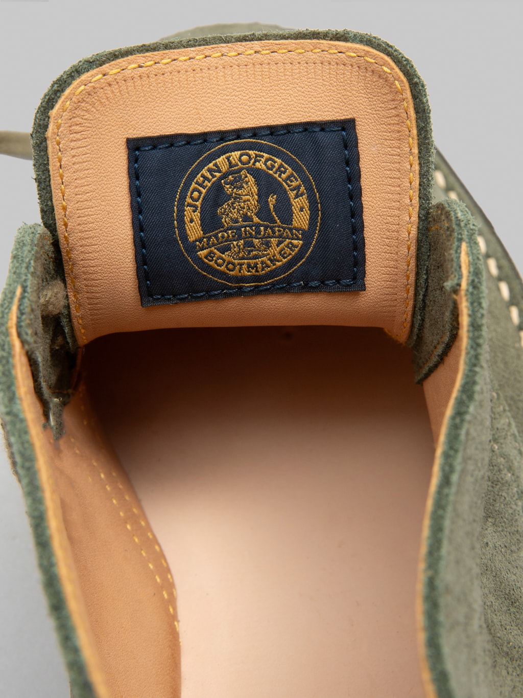 John Lofgren Military Desert Boots Japanese Suede Boots Olive