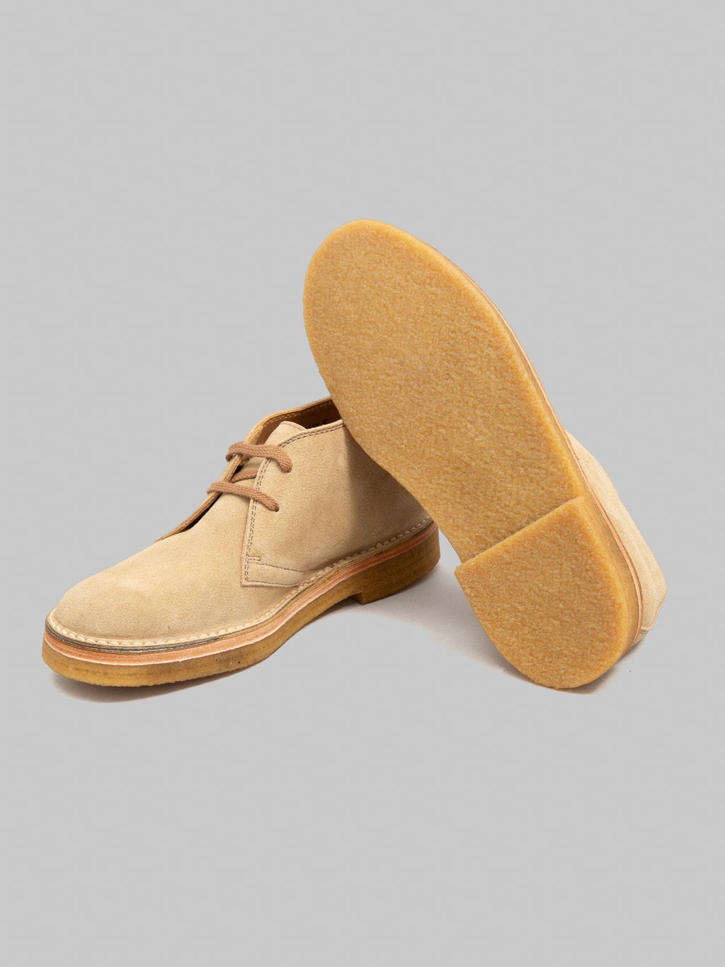 John Lofgren Military Desert Boots Japanese Suede Boots Sand