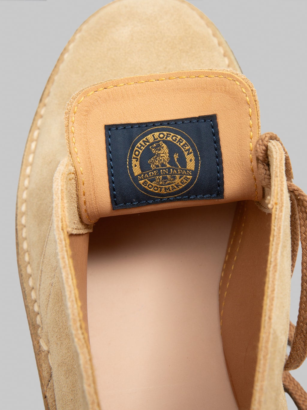John Lofgren Military Desert Boots Japanese Suede Boots Sand