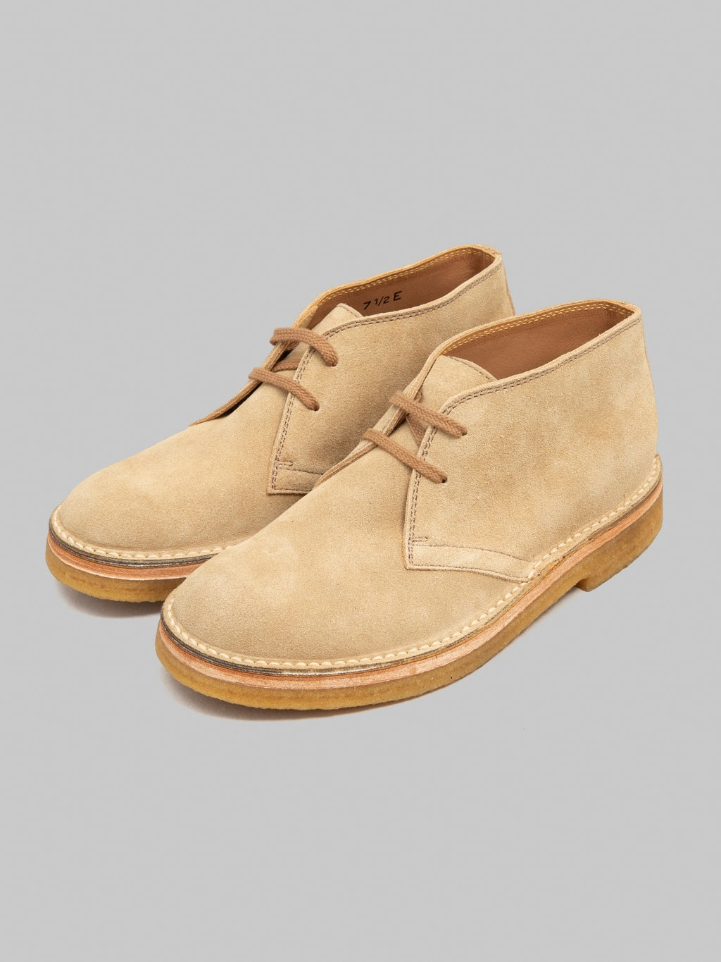 John Lofgren Military Desert Boots Japanese Suede Boots Sand
