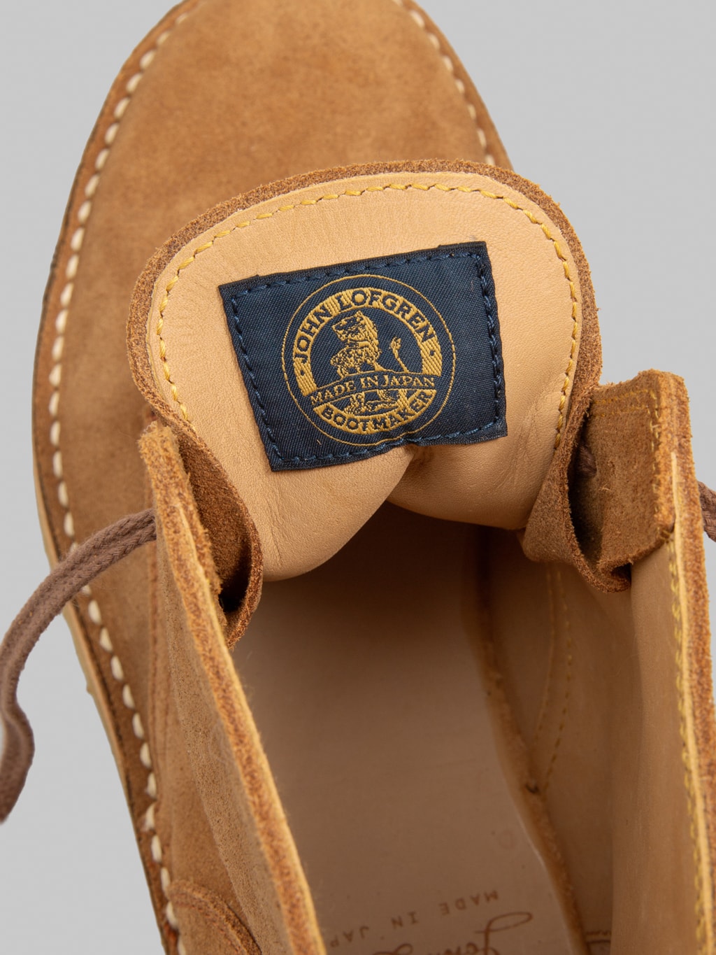 John Lofgren Sahara Boots Japanese Suede Mustard