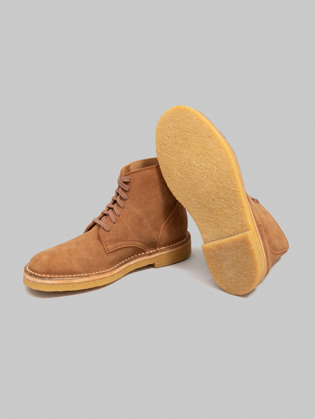 John Lofgren Sahara Boots Japanese Suede Mustard