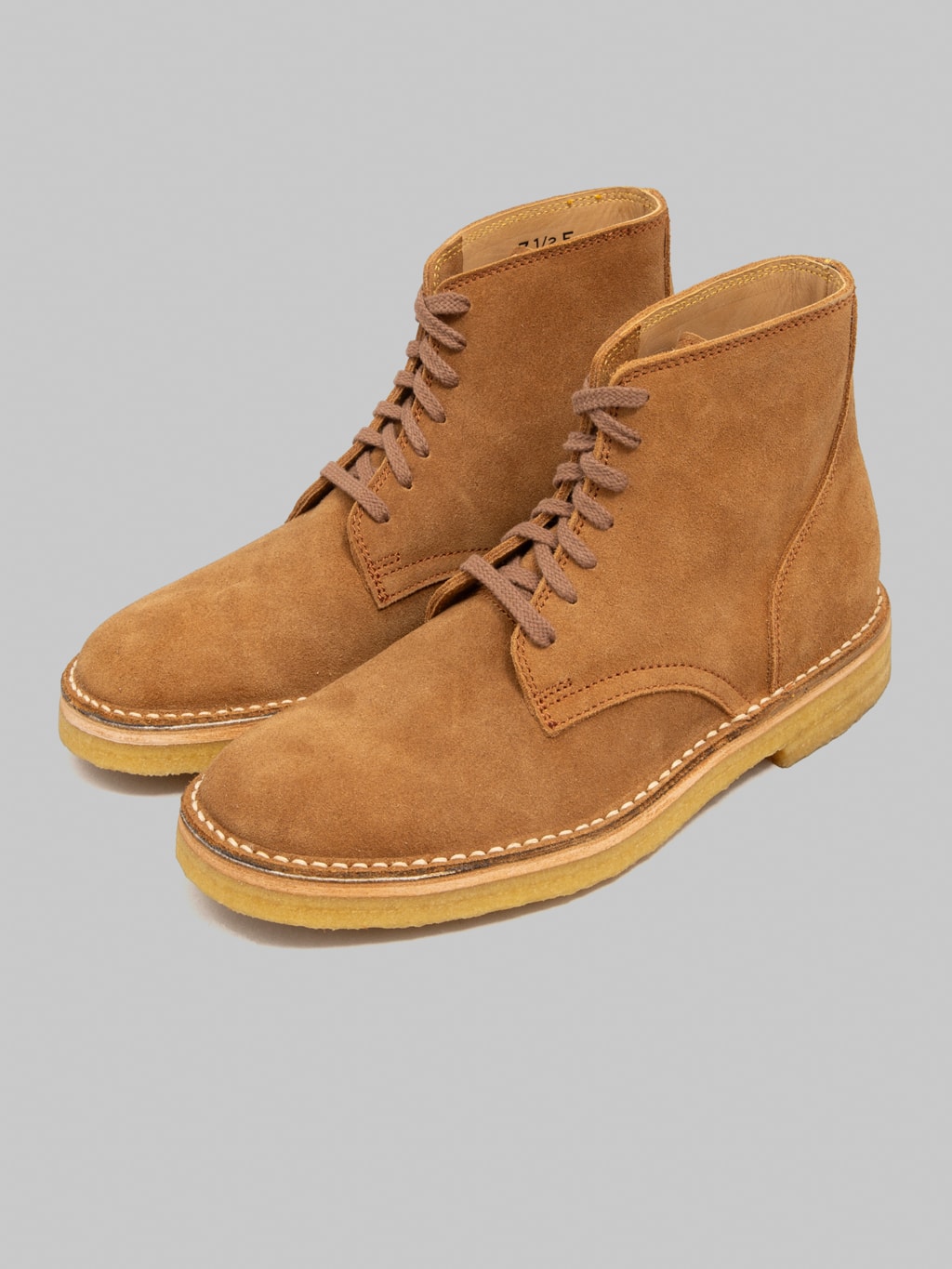 John Lofgren Sahara Boots Japanese Suede Mustard