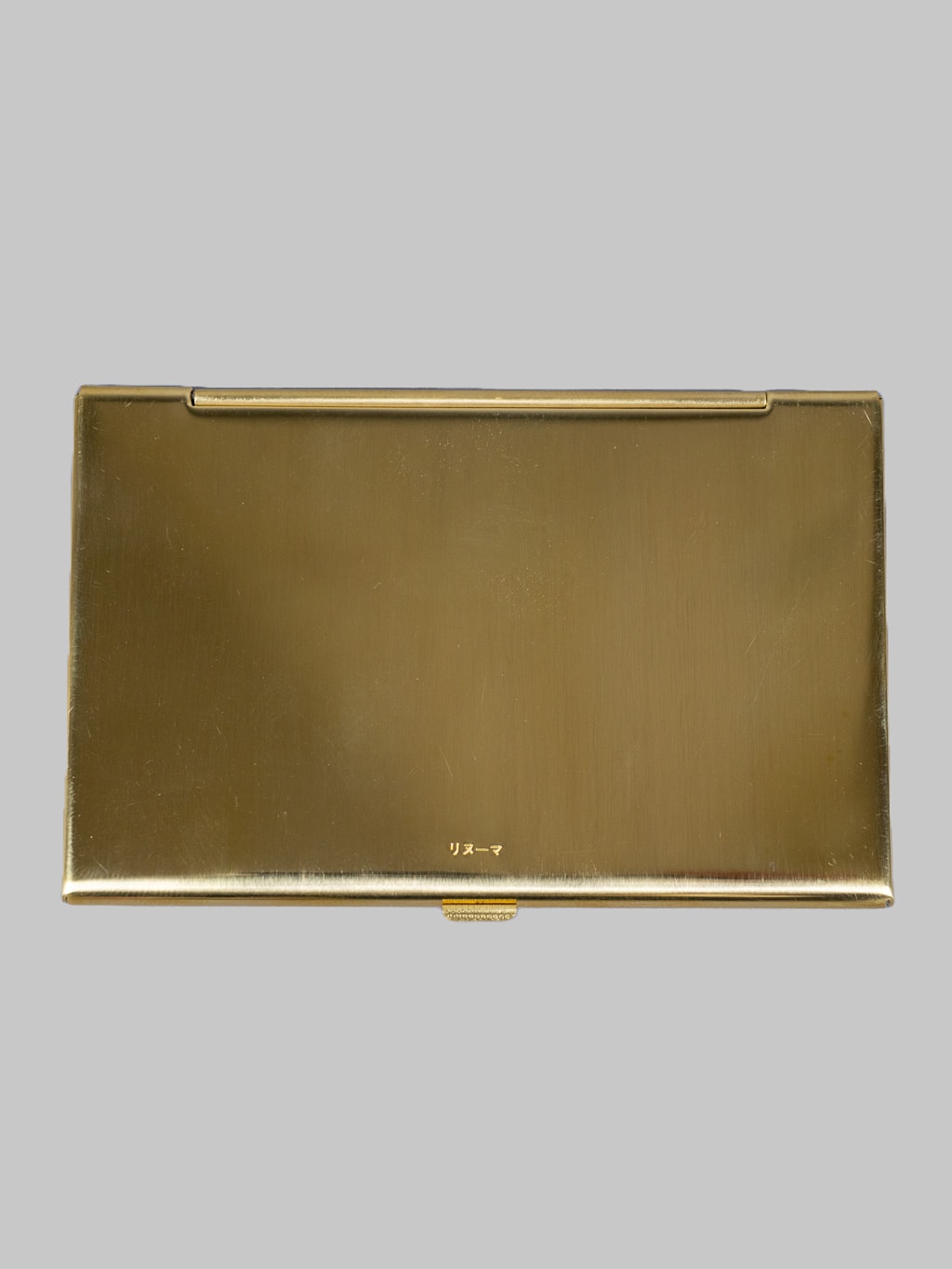 Kobashi Studio Card Case Solid Brass made in japan