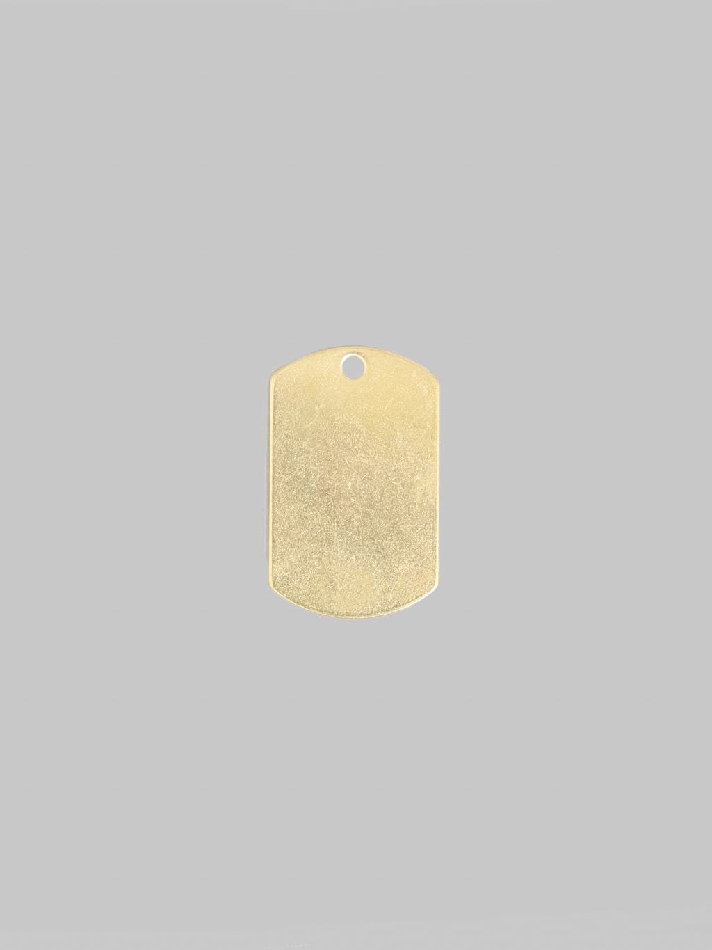 Kobashi Dog Tag Medium brass
