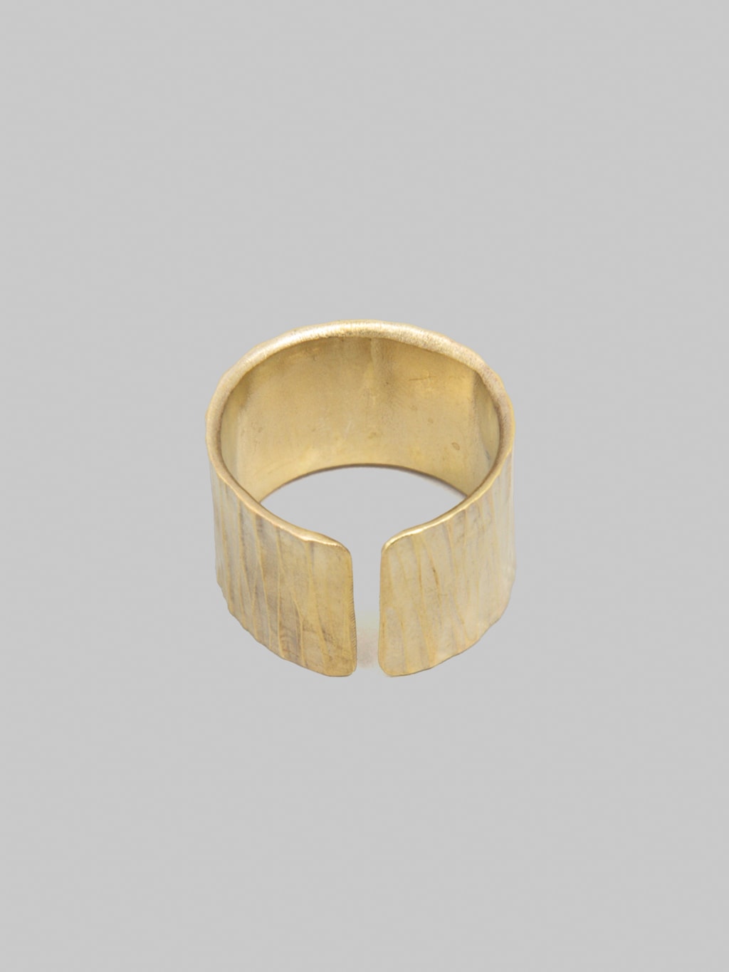 Kobashi Studio Handmade Bandana Ring Tsuchime Tate (Vertical)