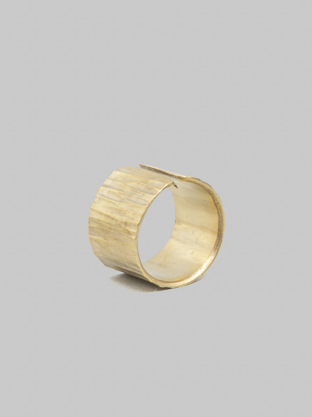 Kobashi Studio Handmade Bandana Ring Tsuchime Tate (Vertical)