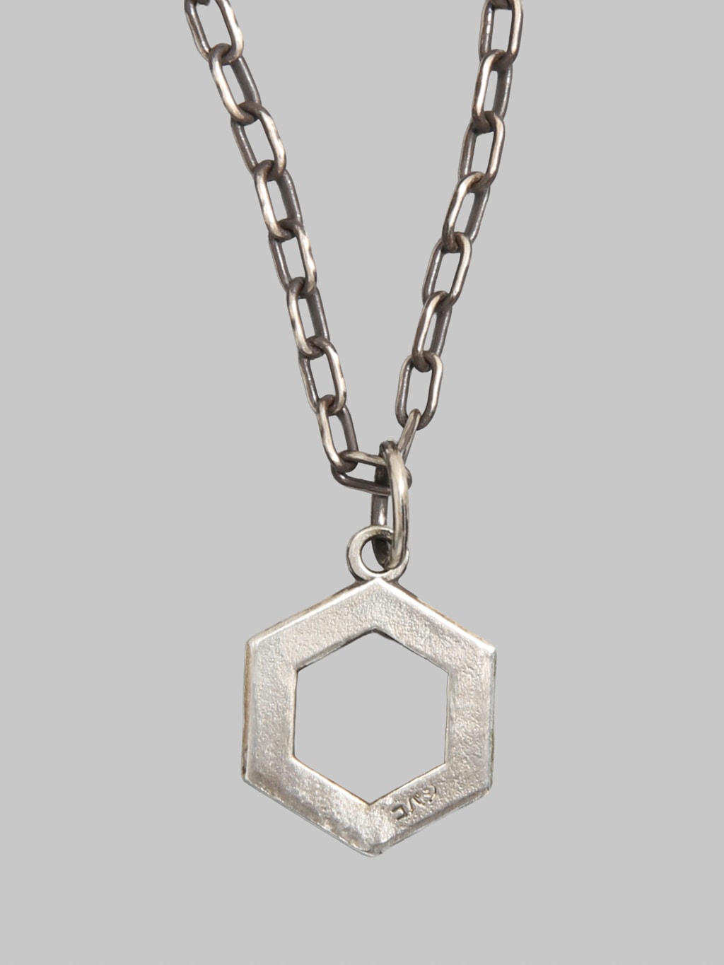 Kobashi Studio "Kikkou-Aki" Hexagon Charm Large Silver 925