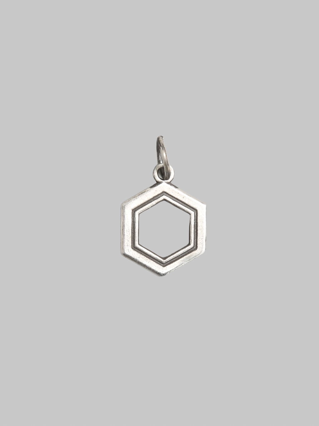 Kobashi Studio "Kikkou-Aki" Hexagon Charm Large Silver 925