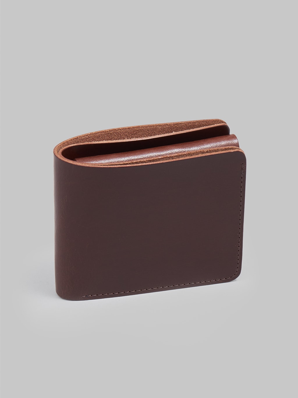 Kobashi Studio Leather Fold Wallet Brown
