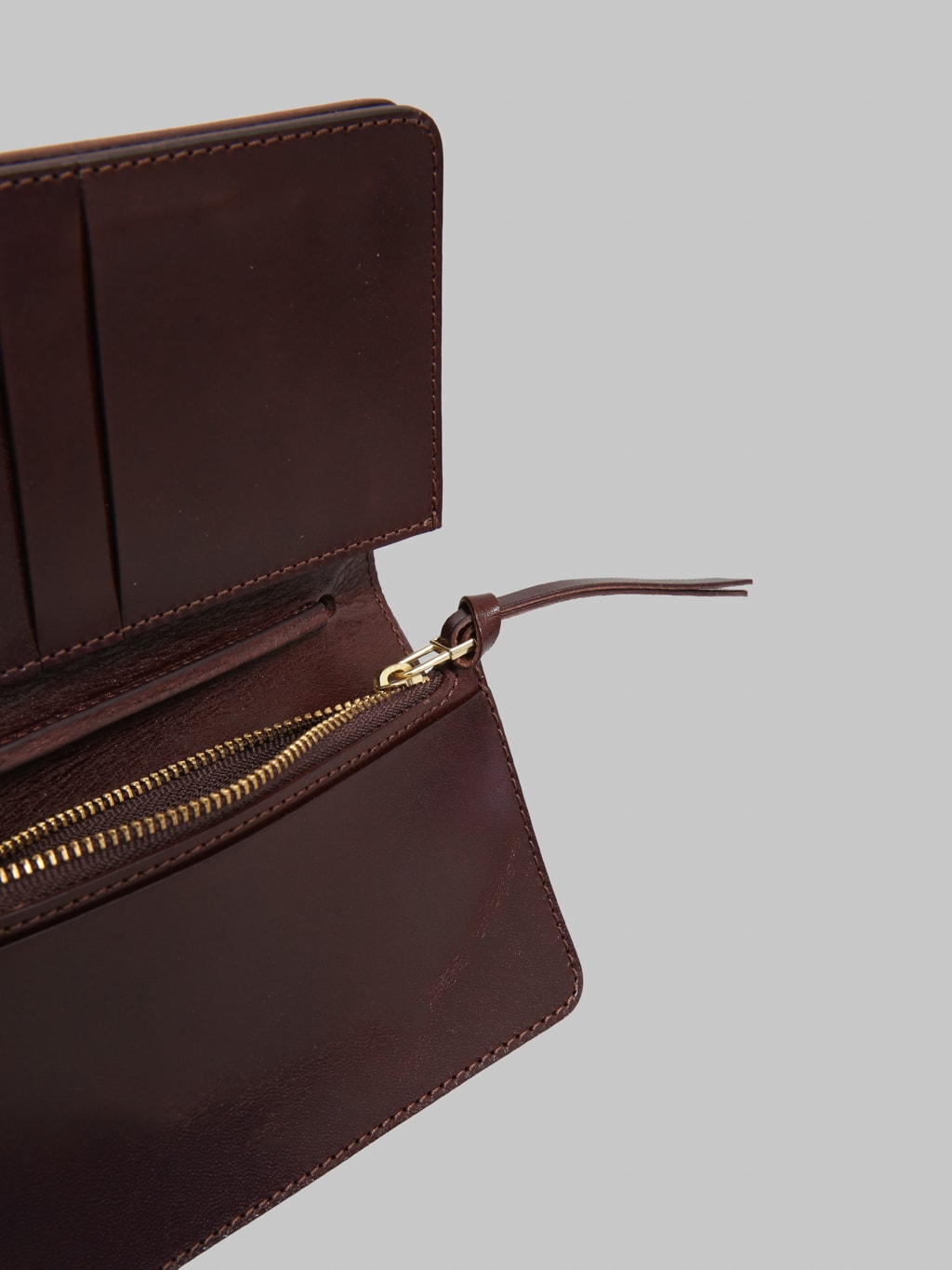 Kobashi Studio Middle Wallet Brown