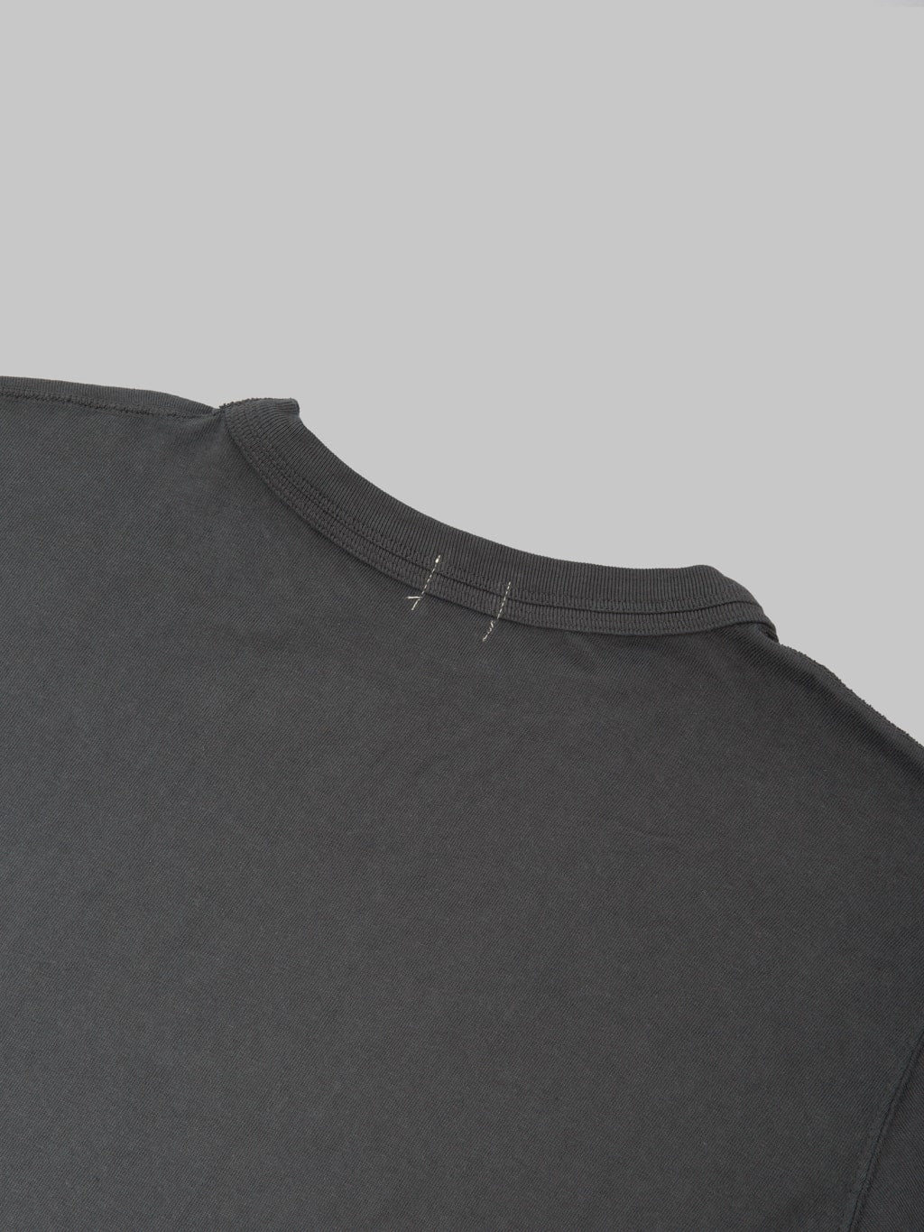 Loop & Weft Loopwheeled Double Binder Crewneck T-Shirt Antique Black