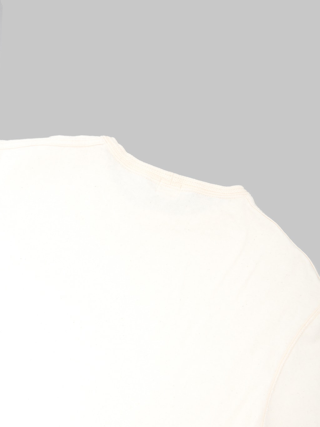 Loop & Weft Loopwheeled  Shoulder Taped Crewneck T-Shirt Classic Ivory