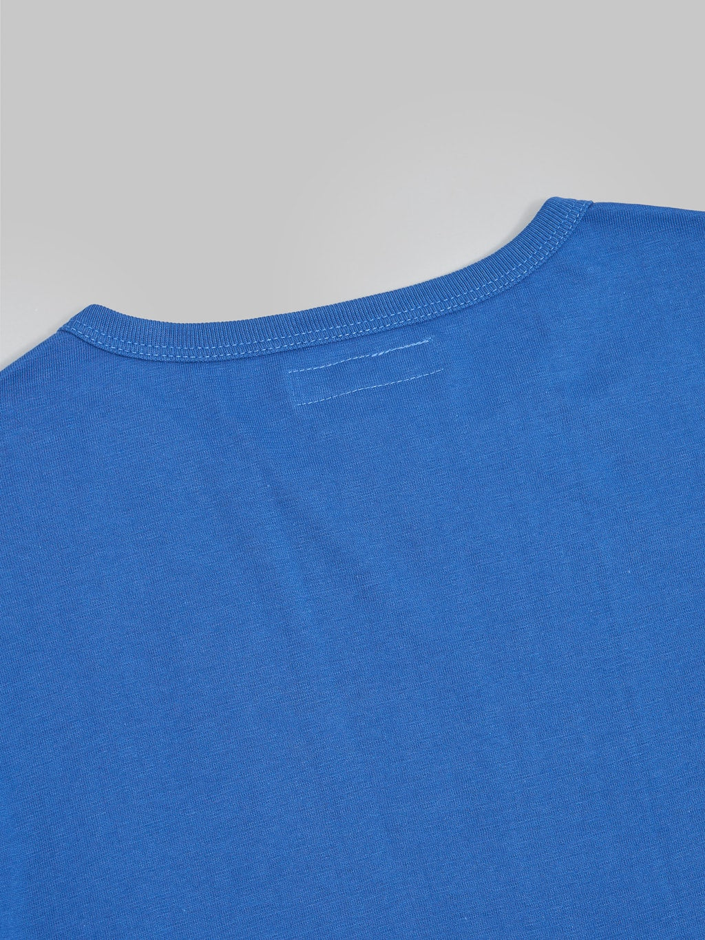 merz b schwanen 215 heavyweight loopwheeled tshirt vintage blue stitching