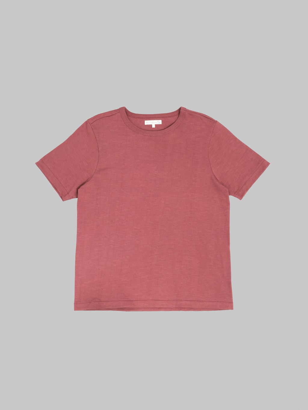 Merz b. Schwanen 2S14 Super Heavyweight 13.4oz Crewneck Loopwheeled Relaxed Fit  T-Shirt Burgundy