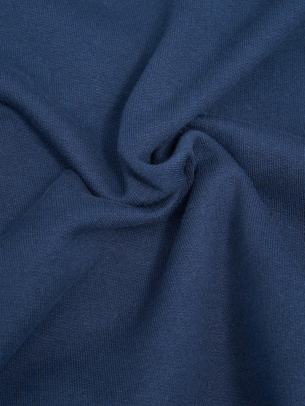 Merz b schwanen loopwheeled hoodie ink blue cotton texture