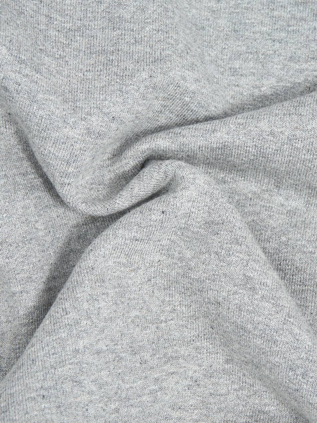 Merz b schwanen loopwheeled sweatshirt heavy grey cotton texture