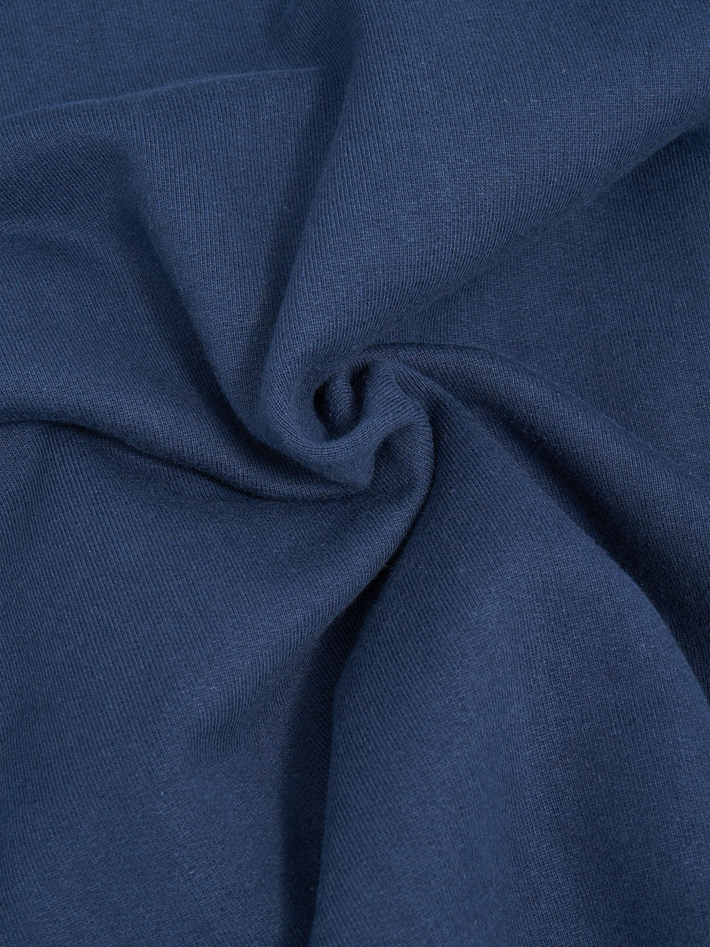 Merz B Schwanen loopwheeled swearshirt heavy ink blue cotton texture