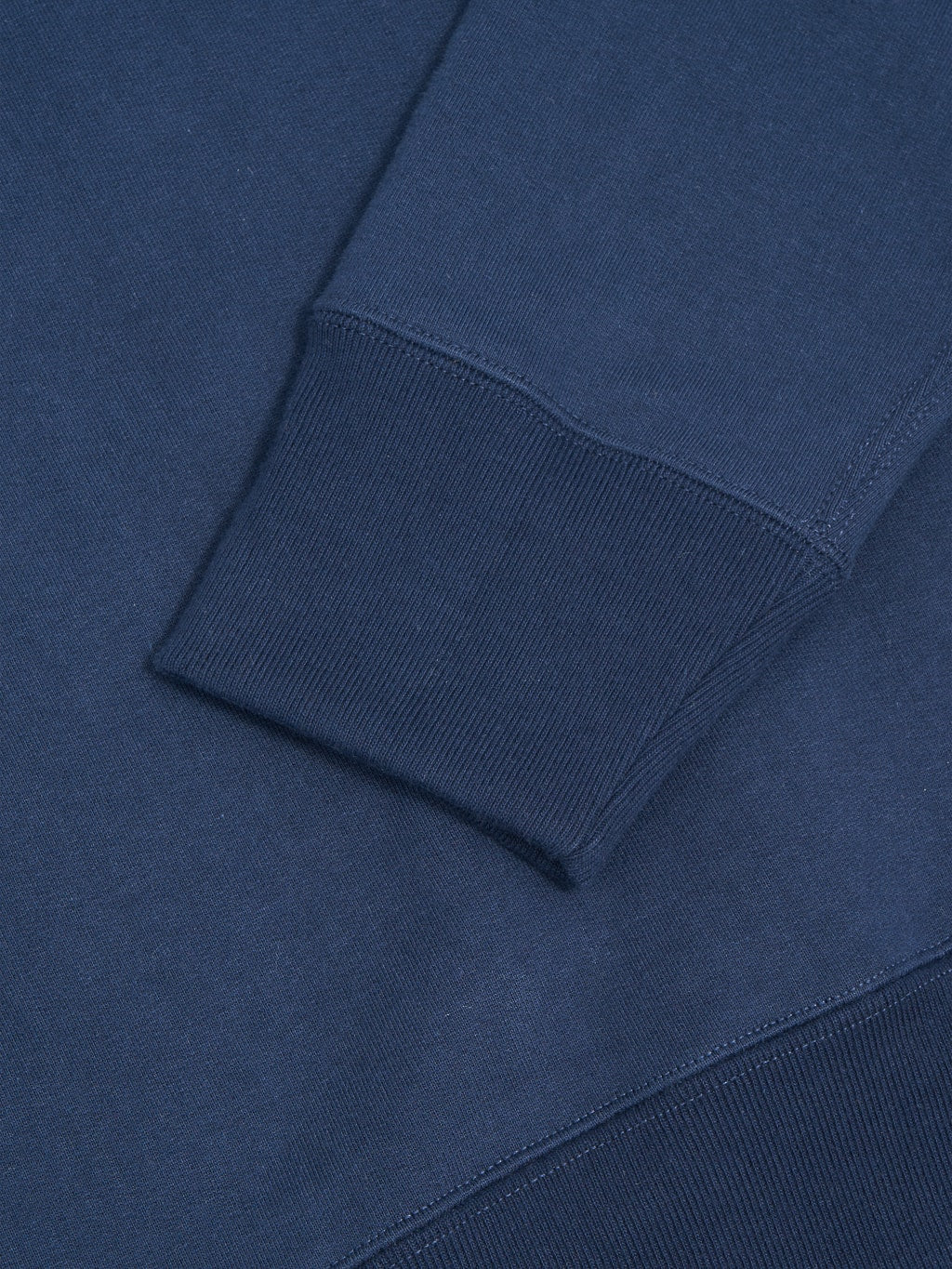 Merz B Schwanen loopwheeled swearshirt heavy ink blue elastic cuff