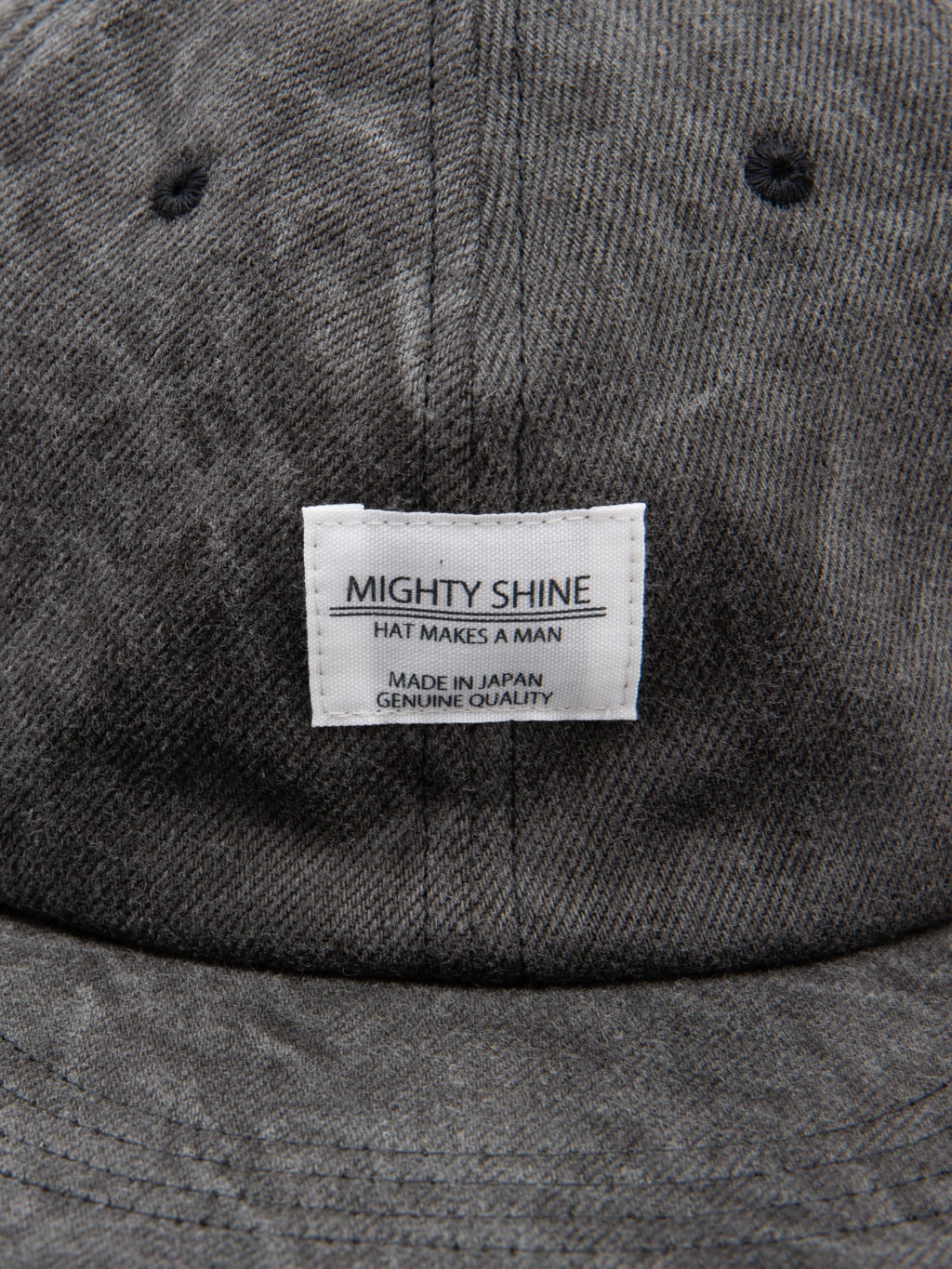 mighty shine marble dye cap black brand tag