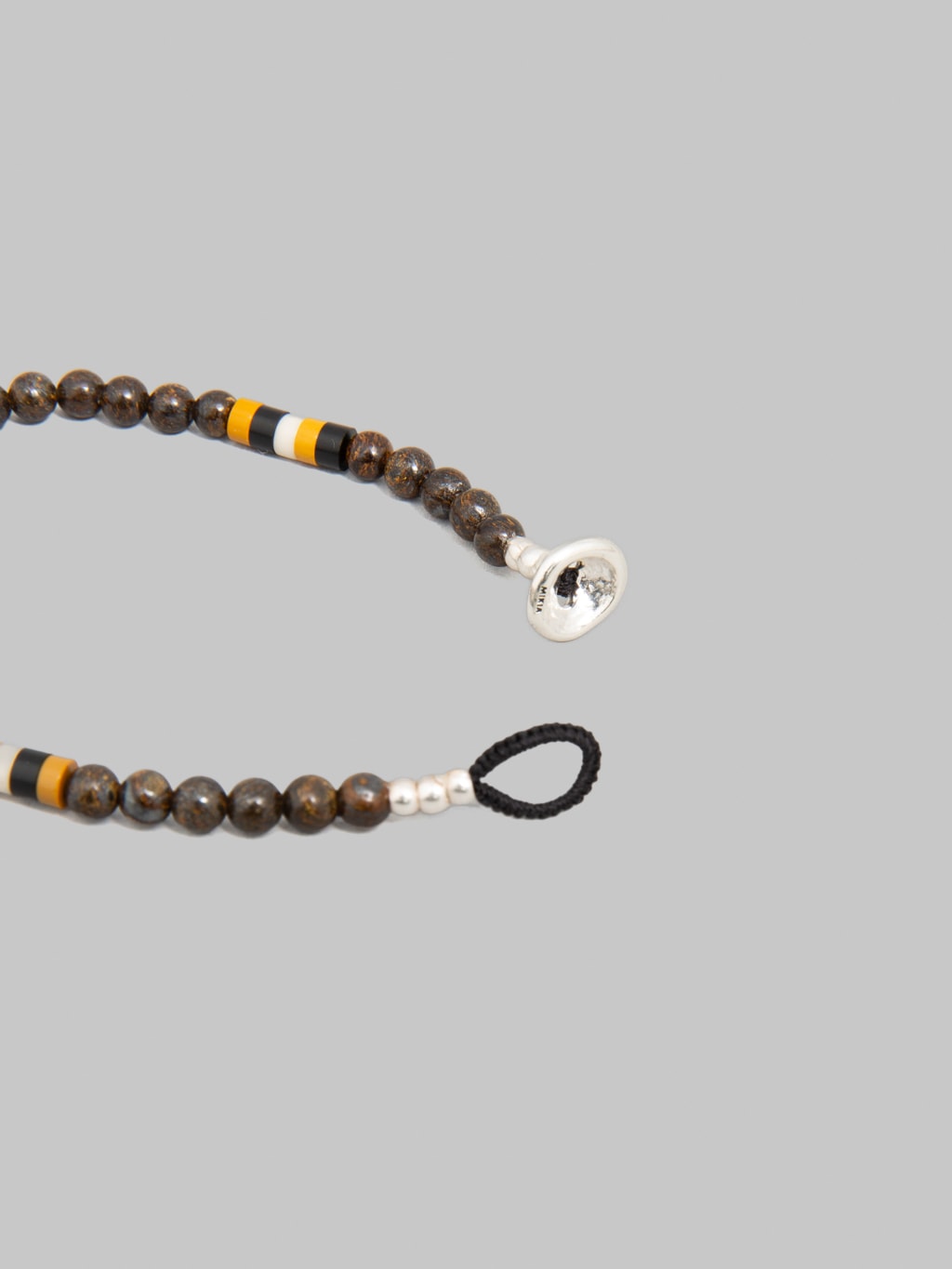 Mikia 4mm Stone Bracelet Bronzite