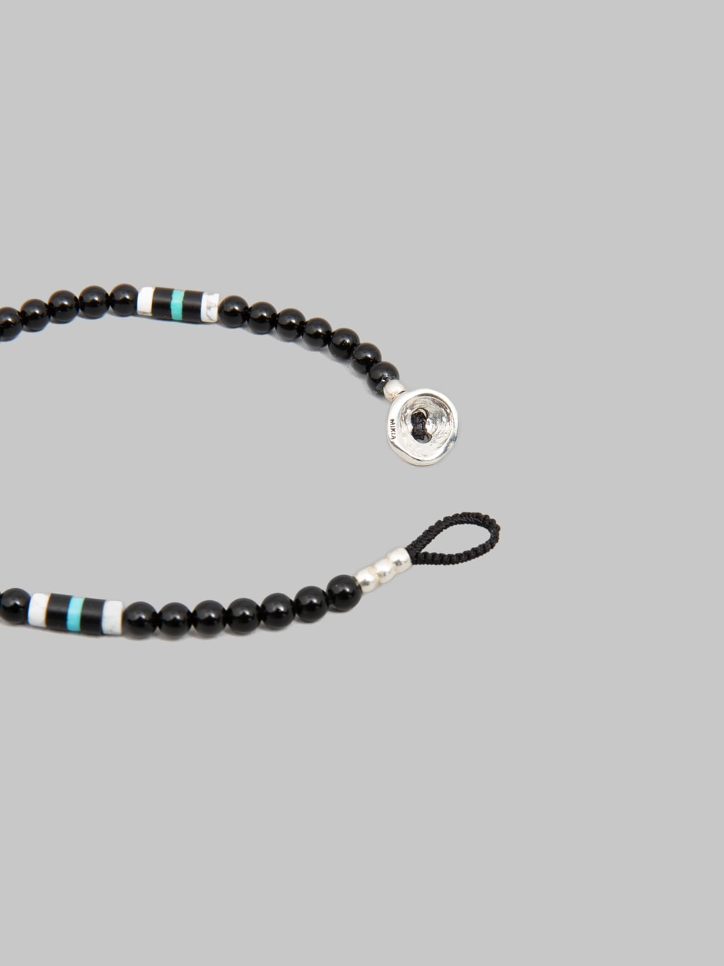 Mikia 4mm Stone Bracelet Onyx
