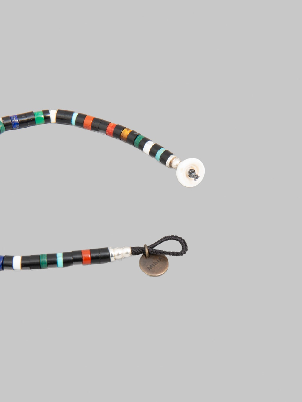 Mikia Heishi Beads Bracelet Jet Multi