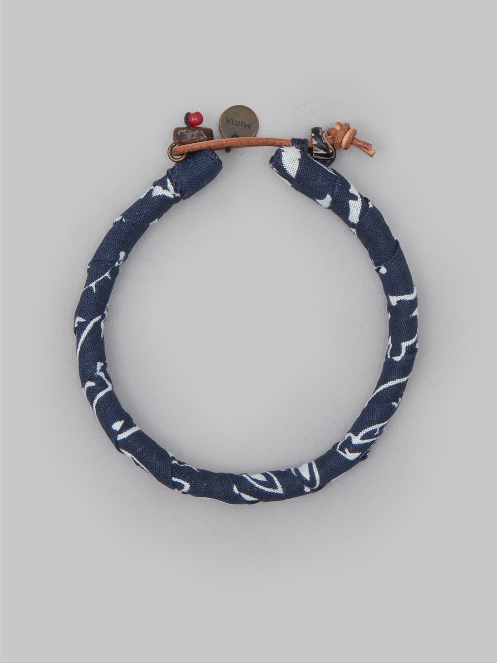 mikia bandana bracelet navy one size