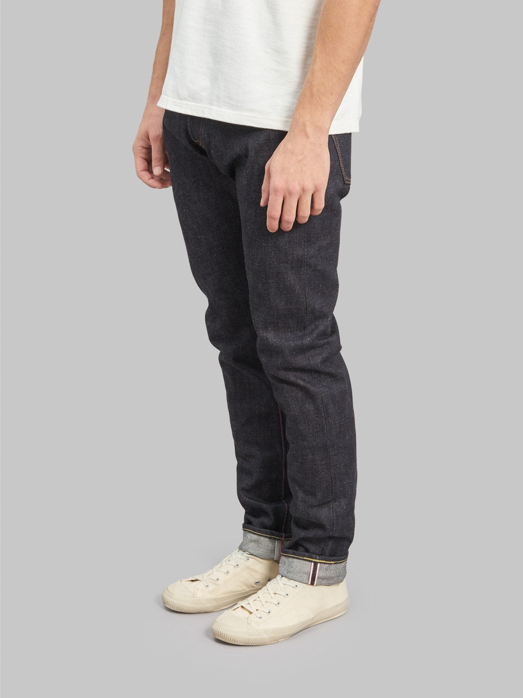 Momotaro 0306 SA 18oz Tight Tapered Sashiko GTB side fit