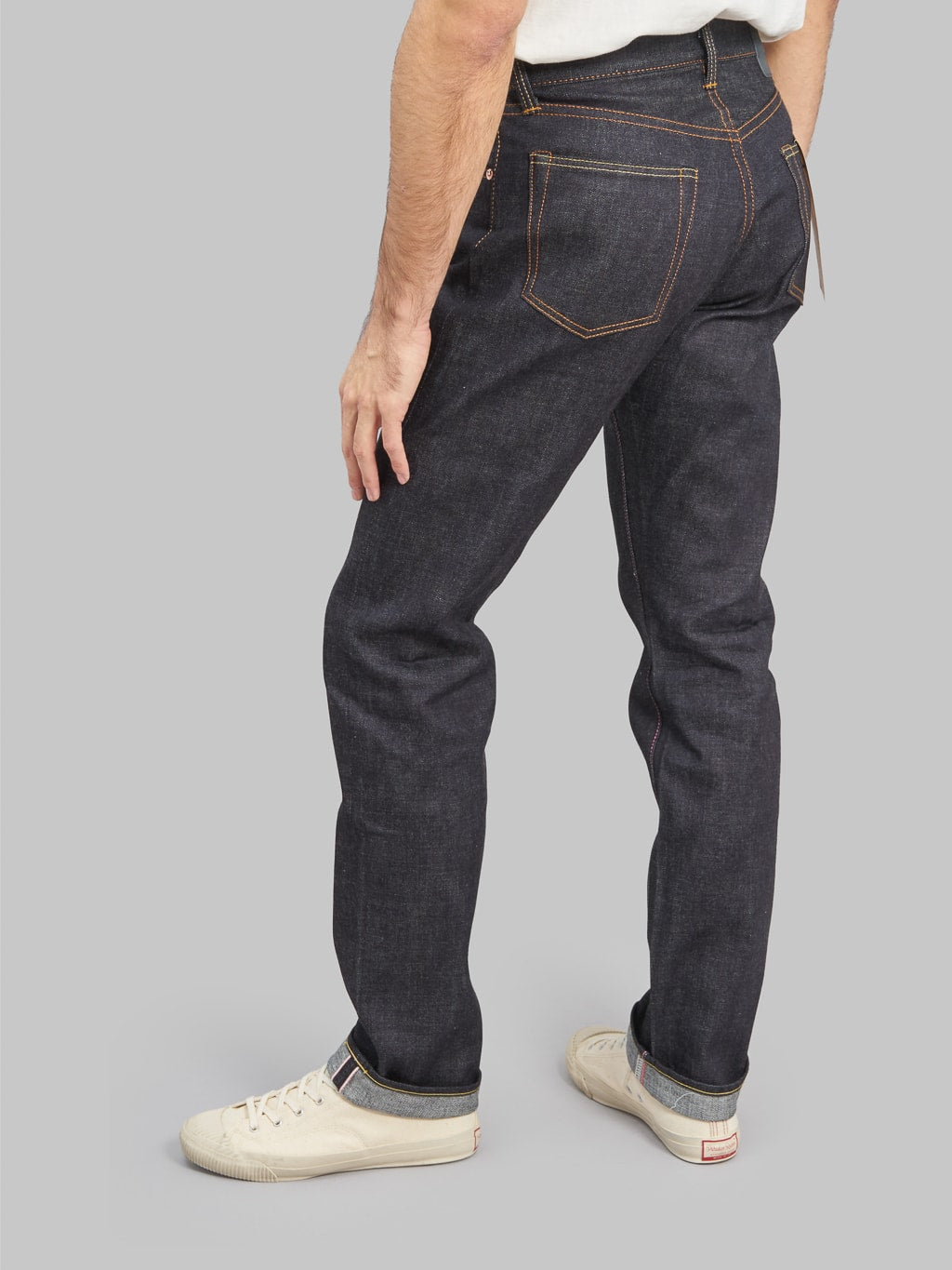 Momotaro 0605-13 13oz Natural Tapered Jeans
