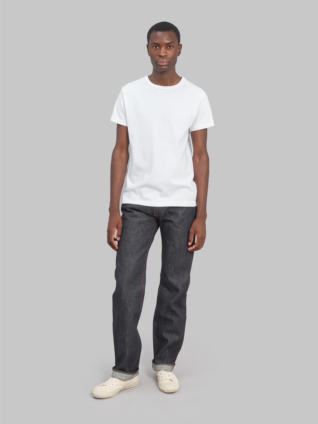 momotaro 0906 v classic straight jeans style