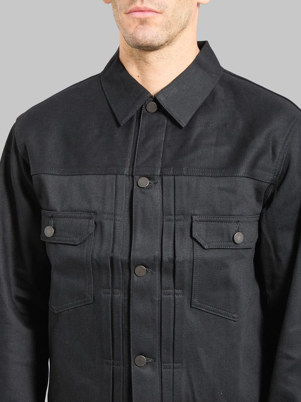 Momotaro MMGJ1002 14.7oz #002 "Standard" Denim Type II Jacket Black