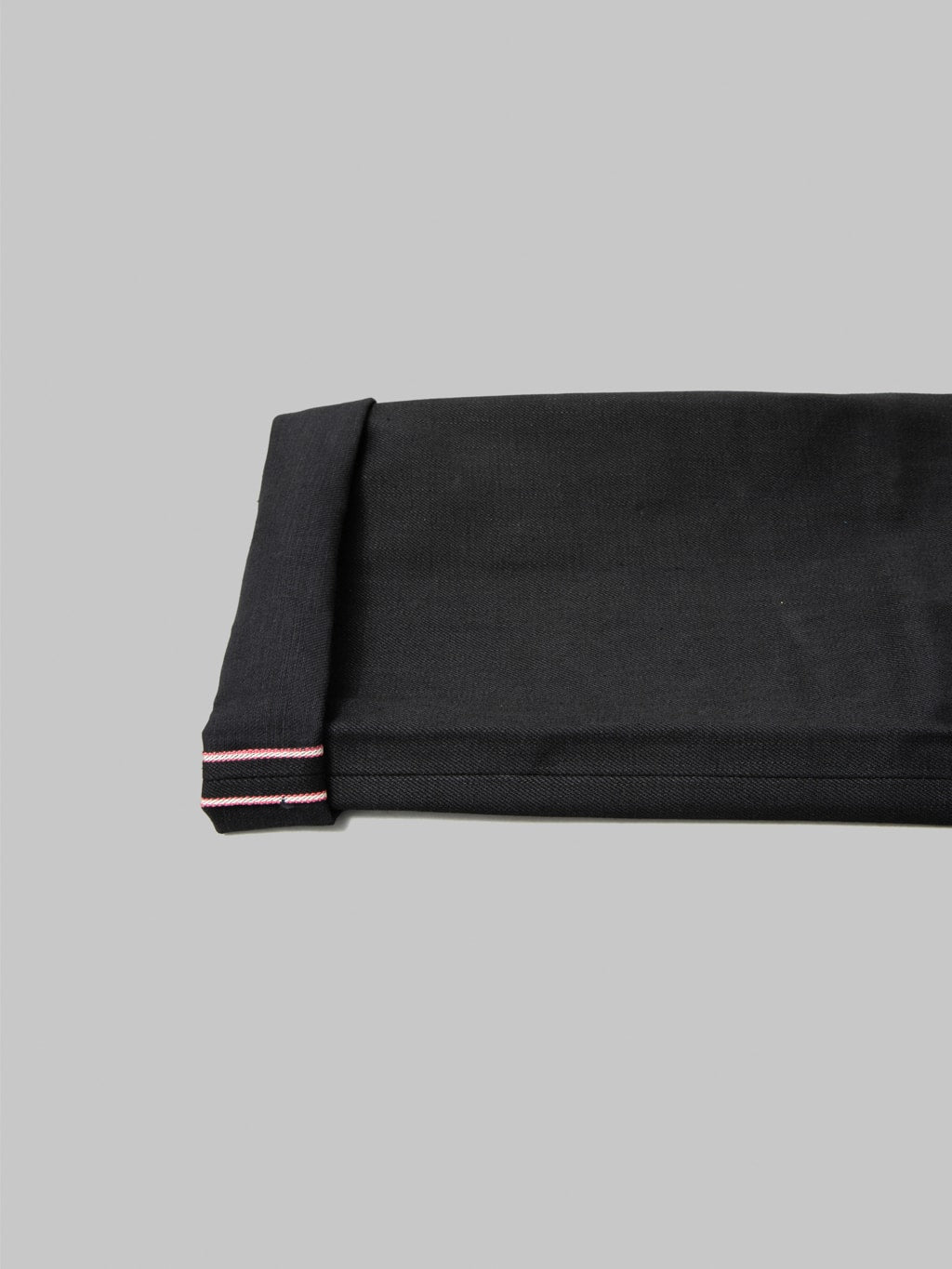 Momotaro MMJZ1400 Standard Wide Jeans Black selvedge interior